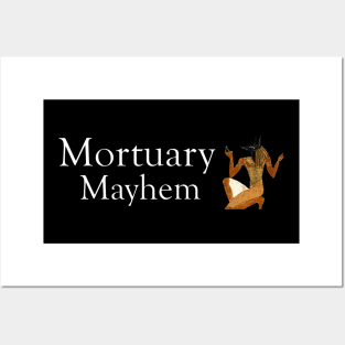 Mortuary Mayhem Logo Posters and Art